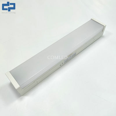 Luminária industrial LED batten IP20 robusta Luminária LED batten de emergência 4FT durável com bateria de emergência de 3000mAh Luminárias LED industriais para estacionamento