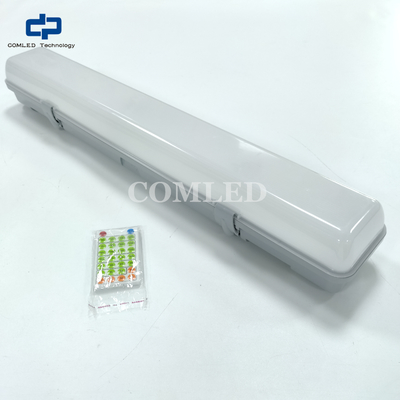 Luminária LED Batten de 1500mm IP65, à prova de intempéries, luminária tipo régua LED regulável, à prova de vapor, adequada para estacionamentos, armazéns, passagens subterrâneas, túneis, etc.