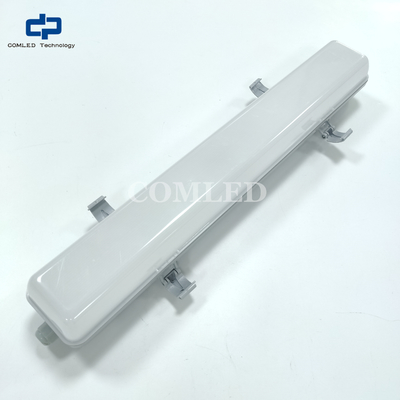 Iluminação LED resistente a intempéries para projetos de engenharia Iluminação LED de 2 pés com classificação de resistência à água IP65 Parques de estacionamento 18w slim led batten